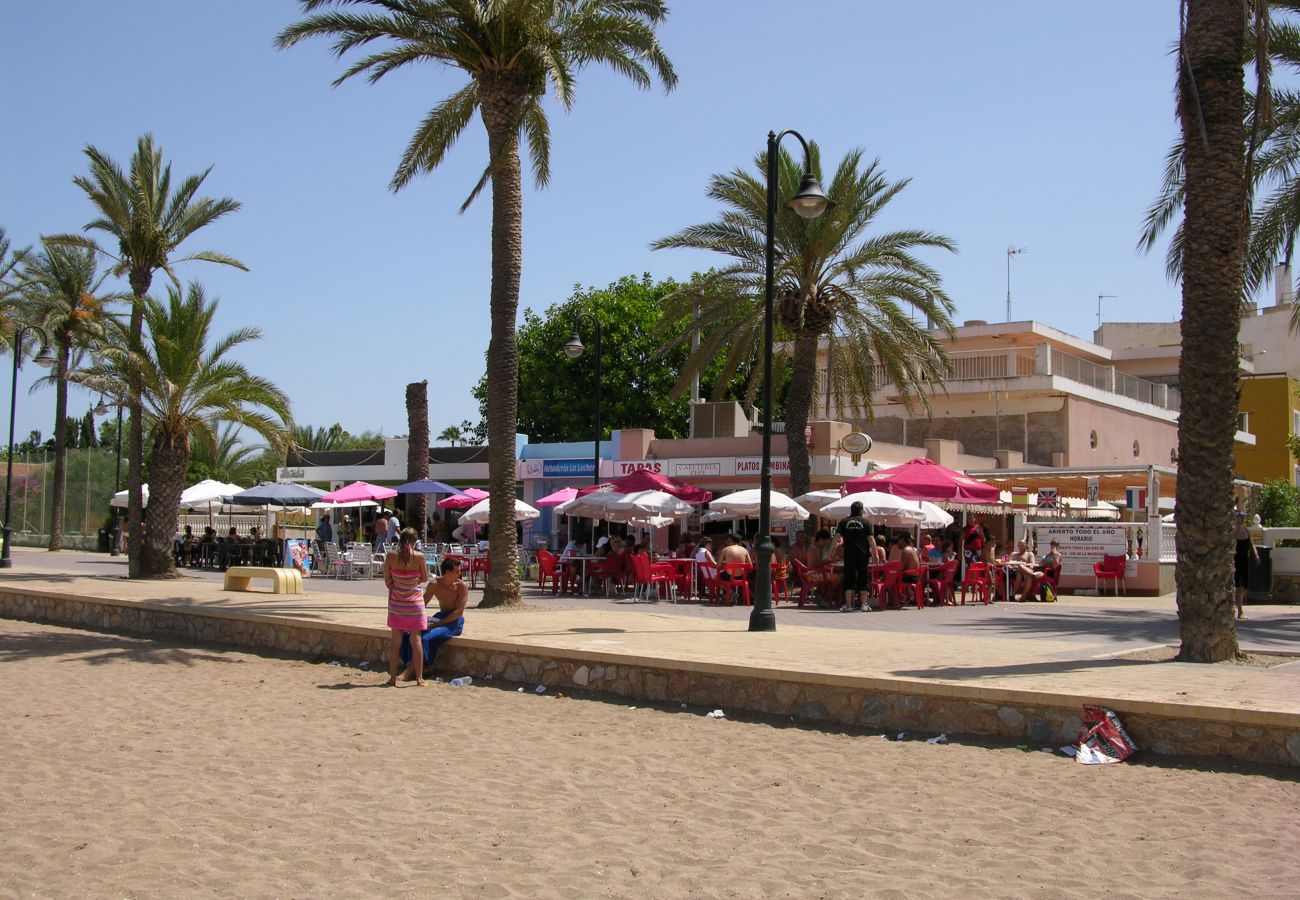 Cafetería abierta todo el año en el paseo maritímo en Mar de Cristal